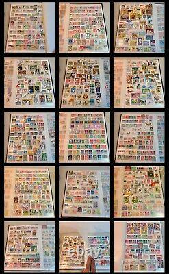 Stamp Book Collection Full United States Canada Europe International 16 Pg