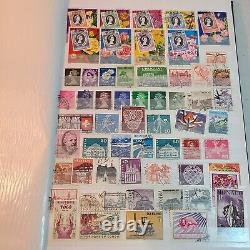 Stamp Book Collection Full United States Canada Europe International 16 Pg