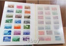 Stamp Book With Inside The Ready 330 Stamp Collection Large Good Condition