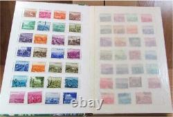 Stamp Book With Inside The Ready 330 Stamp Collection Large Good Condition