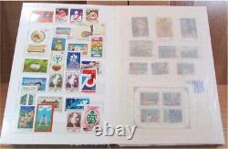 Stamp Book With Inside The Ready 330 Stamp Collection Large Good Condition