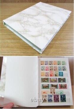 Stamp Book With Inside The Ready Stamp Collection Large Good Condition