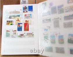 Stamp Book With Inside The Ready Stamp Collection Large Good Condition