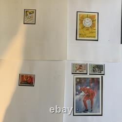 Stamp Collection 1996 OLYMPICS on 77 Album Pages Mint Never Hinged