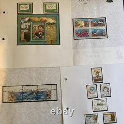 Stamp Collection 1996 OLYMPICS on 77 Album Pages Mint Never Hinged