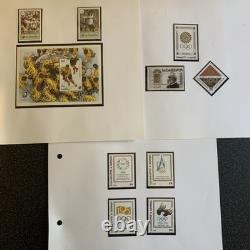 Stamp Collection 1996 OLYMPICS on 77 Album Pages Mint Never Hinged
