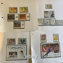 Stamp Collection 1996 OLYMPICS on 77 Album Pages Mint Never Hinged