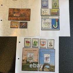 Stamp Collection 1996 OLYMPICS on 77 Album Pages Mint Never Hinged