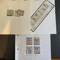 Stamp Collection 1996 OLYMPICS on 77 Album Pages Mint Never Hinged