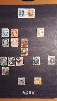 Stamp Collection Album US in clean stockboock from 1850 till 1954 high CV$