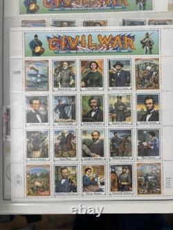 Stamp Collection Albums & Singles- Used And Unused