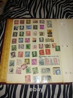 Stamp Collection From Across The World 280 Stamps In Album