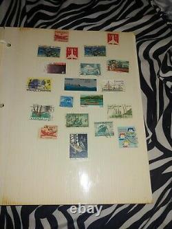 Stamp Collection From Across The World 280 Stamps In Album