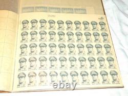 Stamp Collection Full Sheet Book Sheets Scott's Minuteman Mint Sheet Book