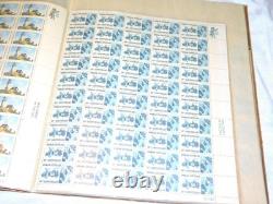 Stamp Collection Full Sheet Book Sheets Scott's Minuteman Mint Sheet Book