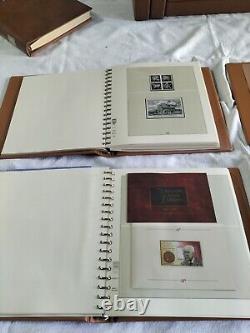 Stamp Collection Lot LINDNER FALZLOS ALBUM Lot Of 5 Box Very Good Condition