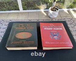 Stamp Collection MIX Lot + Us And World Wide Minkus Album + Guide Book + Extras