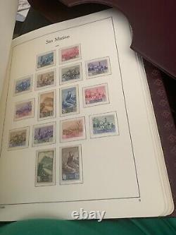 Stamp Collection San Marino In Lighthouse Album1877 To 1961