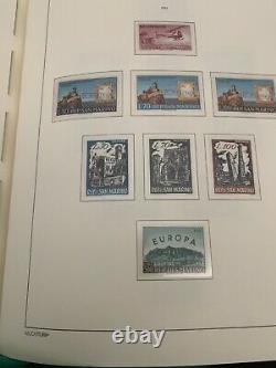 Stamp Collection San Marino In Lighthouse Album1877 To 1961