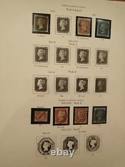 Stamp Collection Starter set from Penny Black to 1978 in Stanley Gibbons album