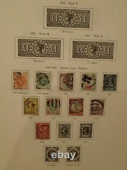 Stamp Collection Starter set from Penny Black to 1978 in Stanley Gibbons album