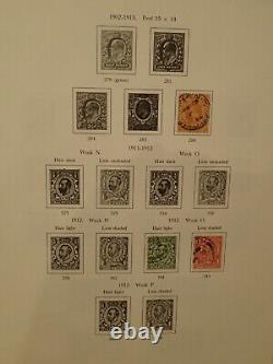 Stamp Collection Starter set from Penny Black to 1978 in Stanley Gibbons album