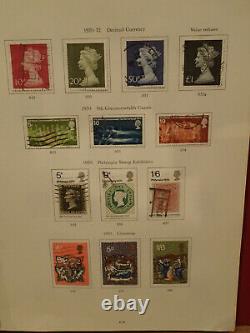 Stamp Collection Starter set from Penny Black to 1978 in Stanley Gibbons album