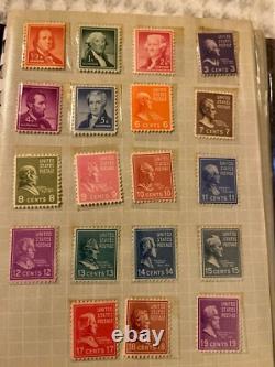 Stamp Collection. Vintage. In Album