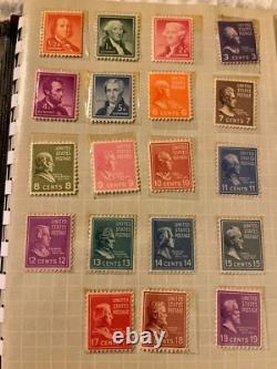 Stamp Collection. Vintage. In Album