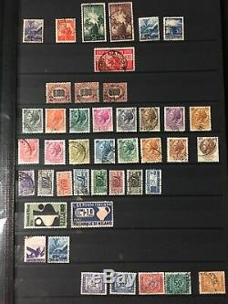 Stamp Collection album lot worldwide, Europe, USA, WW2, colonies, 18th, 19th century