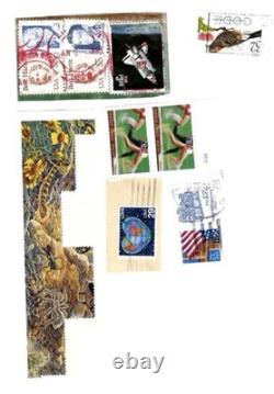 Stamp Collection with Album