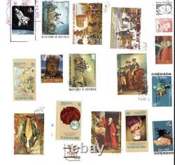 Stamp Collection with Album