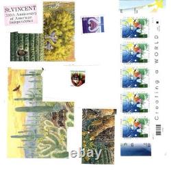 Stamp Collection with Album