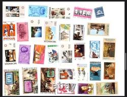 Stamp Collection with Album