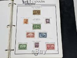 Stamp Pickers Canada 1859-1989 Parliament Album Estate Collection MH VFU $1675+