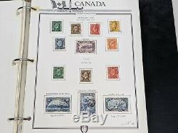 Stamp Pickers Canada 1859-1989 Parliament Album Estate Collection MH VFU $1675+