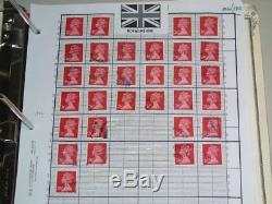Stamp Pickers GB Machin Stamps Dealer Inventory Album Collection Lot $2040