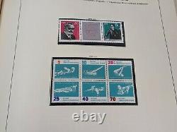 Stamp Pickers Germany DDR 1950-72 Many Mint Schaubek Album Collection Estate Lot