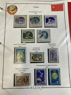 Stamp Vault RUSSIA 1960-1969 MINT YEAR SETS COLLECTION HINGELESS ALBUM PAGES