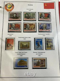 Stamp Vault RUSSIA 1960-1969 MINT YEAR SETS COLLECTION HINGELESS ALBUM PAGES