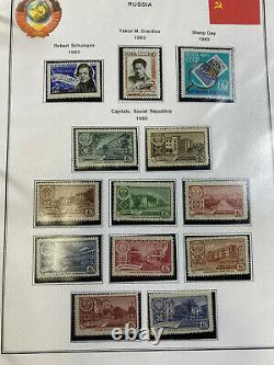 Stamp Vault RUSSIA 1960-1969 MINT YEAR SETS COLLECTION HINGELESS ALBUM PAGES