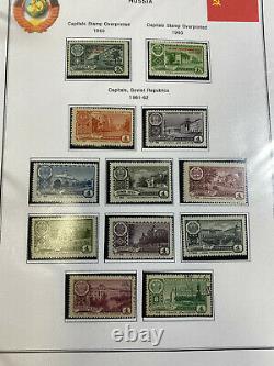 Stamp Vault RUSSIA 1960-1969 MINT YEAR SETS COLLECTION HINGELESS ALBUM PAGES