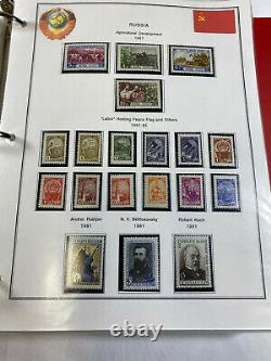 Stamp Vault RUSSIA 1960-1969 MINT YEAR SETS COLLECTION HINGELESS ALBUM PAGES