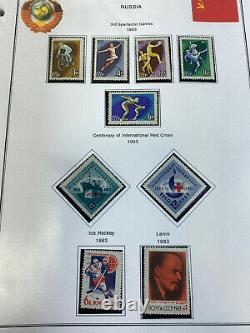 Stamp Vault RUSSIA 1960-1969 MINT YEAR SETS COLLECTION HINGELESS ALBUM PAGES