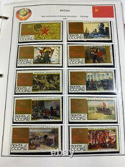 Stamp Vault RUSSIA 1960-1969 MINT YEAR SETS COLLECTION HINGELESS ALBUM PAGES