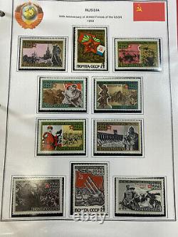 Stamp Vault RUSSIA 1960-1969 MINT YEAR SETS COLLECTION HINGELESS ALBUM PAGES