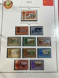 Stamp Vault RUSSIA 1960-1969 MINT YEAR SETS COLLECTION HINGELESS ALBUM PAGES