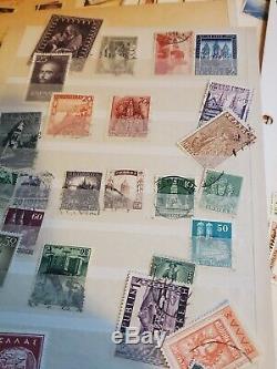 Stamp Worldwide Collection Huge Lot of Over 6 Pounds Album Pages Stock Cards