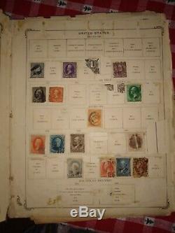 Stamp album, Fantastic Worldwide Collection in a Scott 19th Century Album