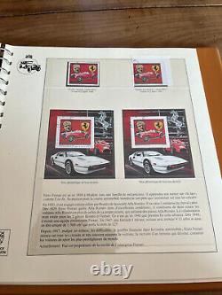 Stamp album N5 stamps collectible post l automobile wrestle diffusion